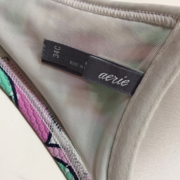 Aerie Blakely Fruit Print Bikini Top - Picture 4 of 9